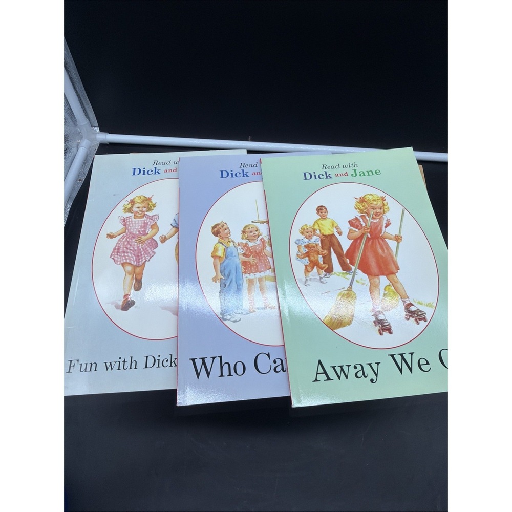 Lot Of 3 Dick and Jane Children's Books Kids Readers Volumes 7, 8, & 12